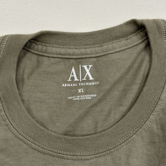 Armani Exchange Green Logo T-shirt Mens XL - Picture 11 of 14